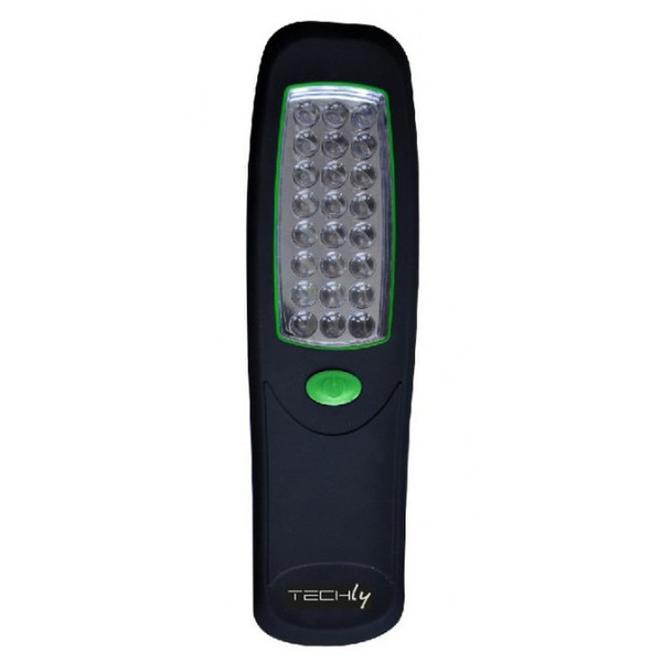 Techly ITC-LED WL2 Universal flashlight LED Черный, Зеленый электрический фонарь