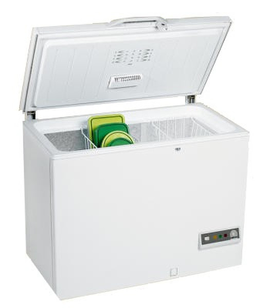 Hotpoint CHAA 240 SI/HA Отдельностоящий Витрина A+ Белый морозильный аппарат