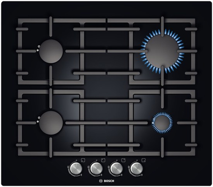 Bosch PPP616B91E built-in Gas Black hob