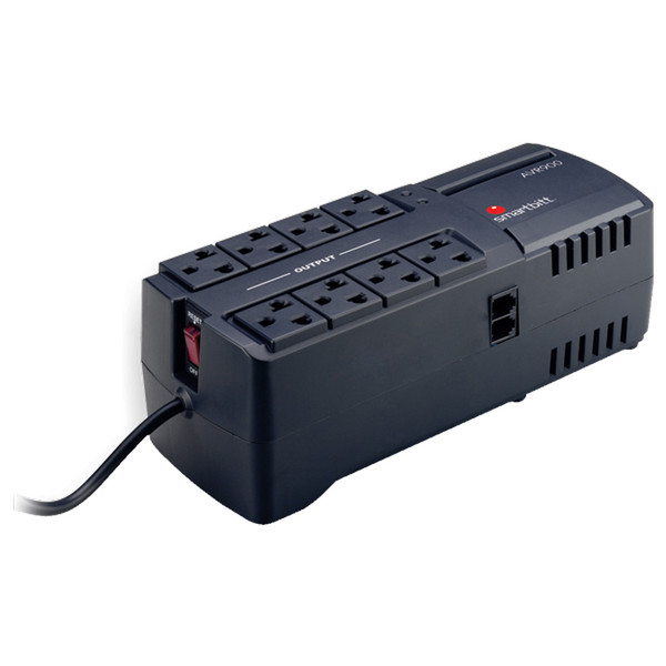 Smartbitt AVR900 8AC outlet(s) Black power extension