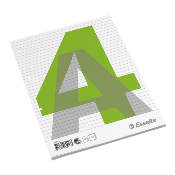 Esselte Glued Pad A4 A4 100sheets Green,Grey,White