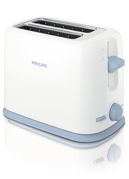 Philips Daily Collection HD2566/72 2slice(s) 950W Blue,White toaster