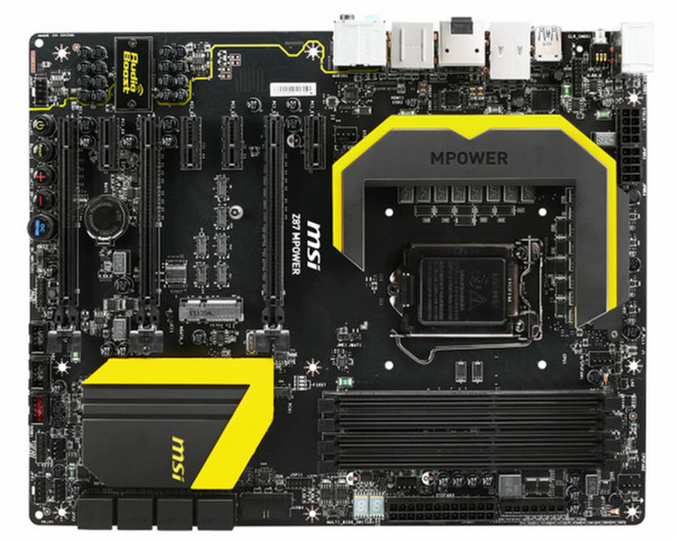 MSI Z87 MPOWER SP Intel Z87 Socket H3 (LGA 1150) ATX motherboard