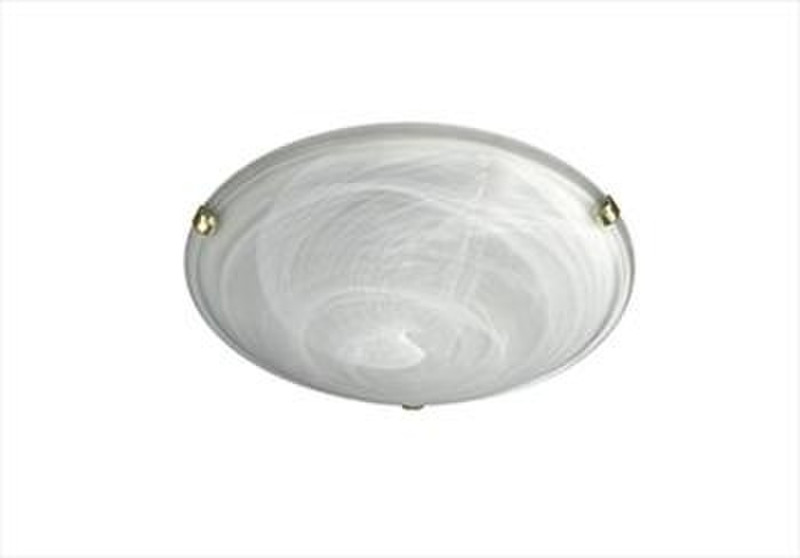 Massive Zara Для помещений E27 Хром, Белый люстра/потолочный светильник