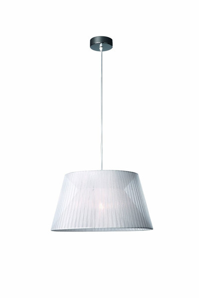 Massive Fleuro Hard mount E27 Chrome,White suspension lighting