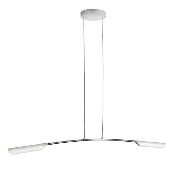 Massive Foxe Hard mount 7.5W Chrome,White suspension lighting