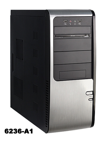 Codegen 6236-A1 Midi-Tower 460W Black,Silver computer case