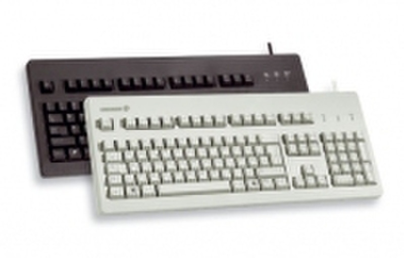 Hauppauge Standard PC keyboard USB (GB) USB Grau Tastatur