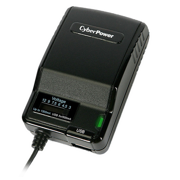 CyberPower CPUAC1U1300 Для помещений Черный адаптер питания / инвертор