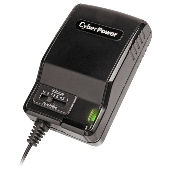 CyberPower CPUAC600 indoor Black power adapter/inverter