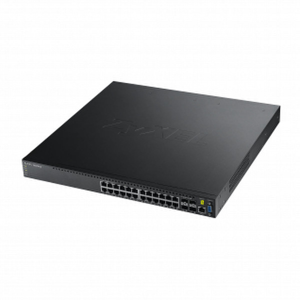 ZyXEL GS3700-24 Управляемый L2+ Gigabit Ethernet (10/100/1000) Черный сетевой коммутатор