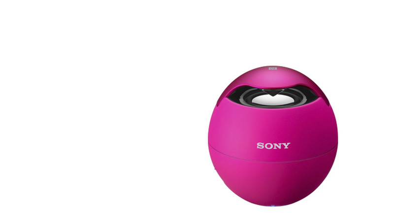 Sony SRS-BTV5 Mono 1.2W Sphärisch Pink