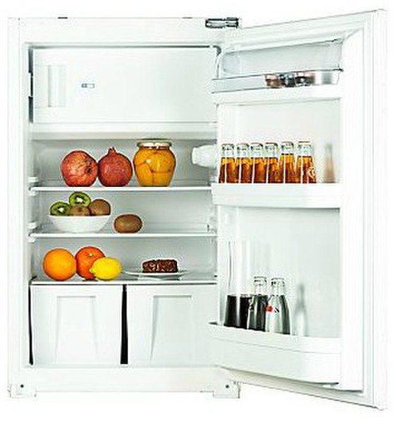 OK OBK 301 A1 Built-in 123L A+ White combi-fridge