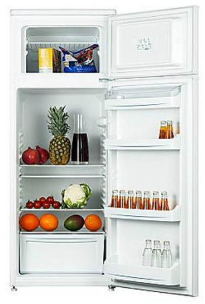 OK OFK 501 A1 freestanding 187L 40L A+ White fridge-freezer