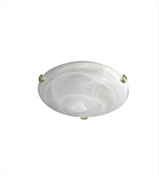 Massive Zara Для помещений E27 Хром, Белый люстра/потолочный светильник