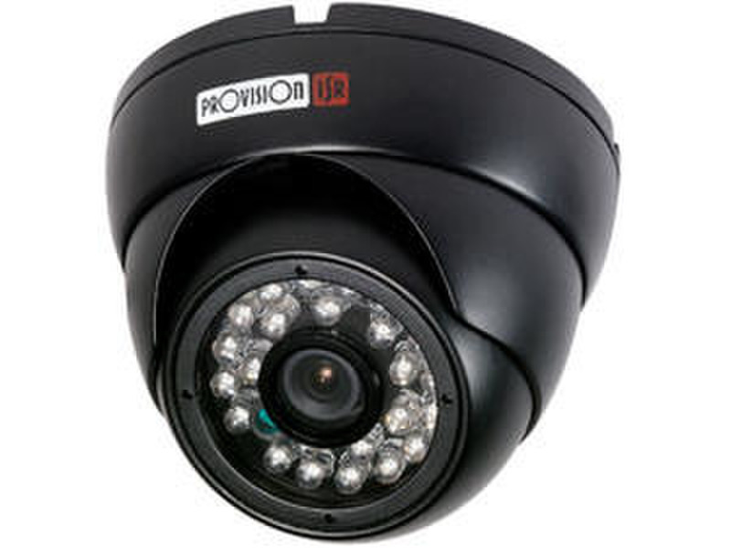 Provision-ISR DI-325CS36(FL) CCTV security camera Innenraum Kuppel Schwarz