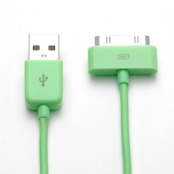 Muvit MUUSC0054 USB A Apple 30-p Green USB cable