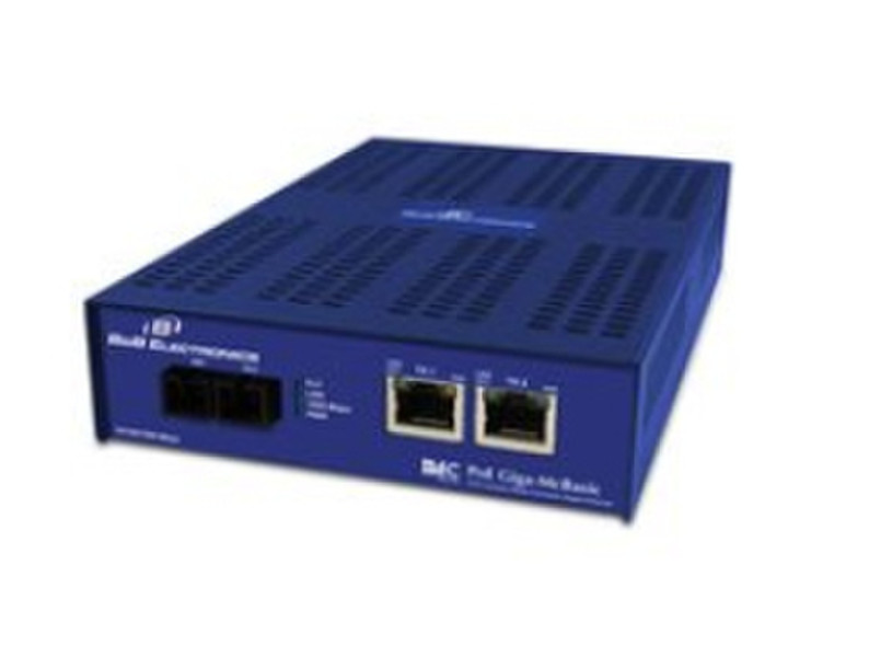 B&B Electronics PoE+ Giga-McBasic 1250Mbit/s 1550nm Single-mode Blue