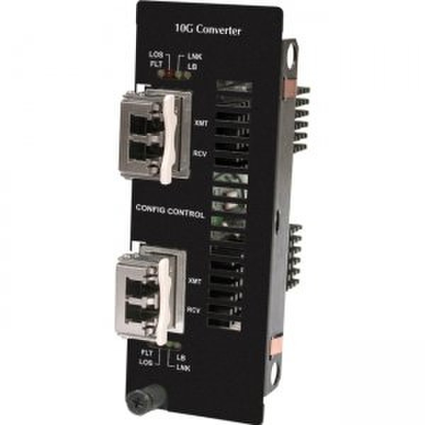 B&B Electronics iMcV-10G-Converter XFP/XFP Eingebaut 10000Mbit/s Schwarz Netzwerk Medienkonverter