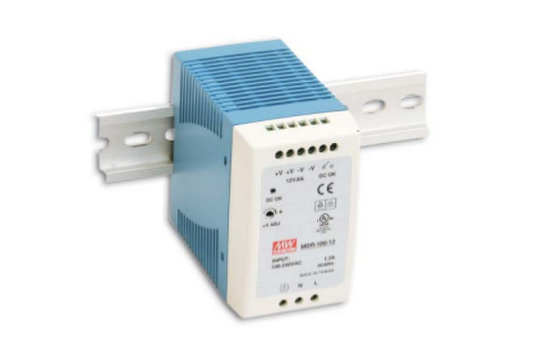 B&B Electronics MDR-100-48 Для помещений 100Вт Синий, Белый адаптер питания / инвертор