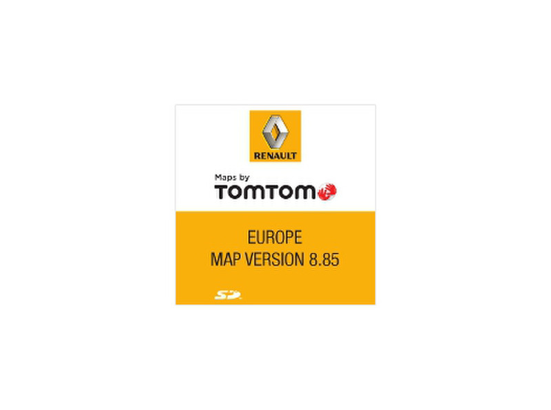 TomTom Kaart van Europa voor een Carminat navigatiesysteem