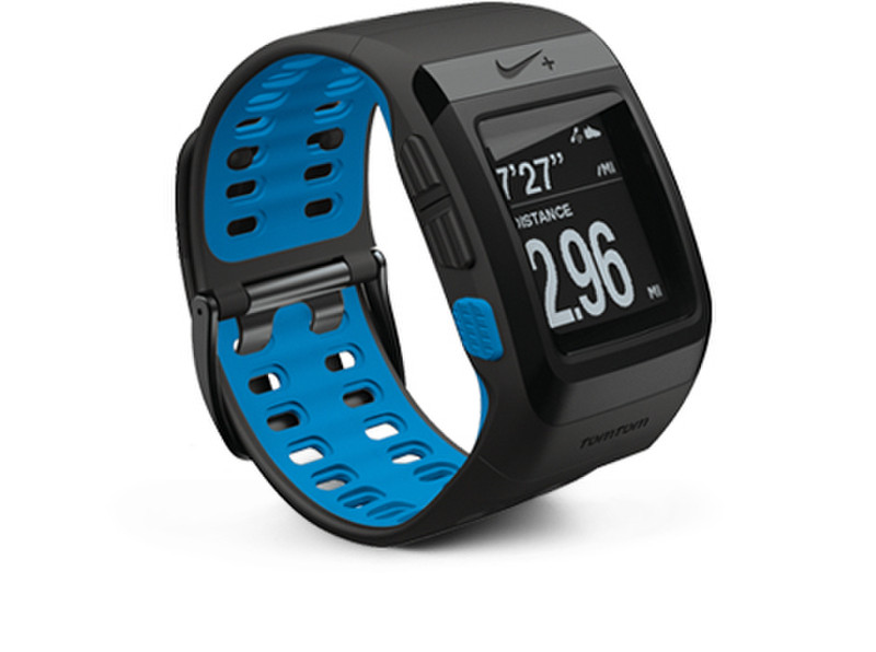 TomTom Nike+ SportWatch GPS Черный, Синий спортивный наручный органайзер