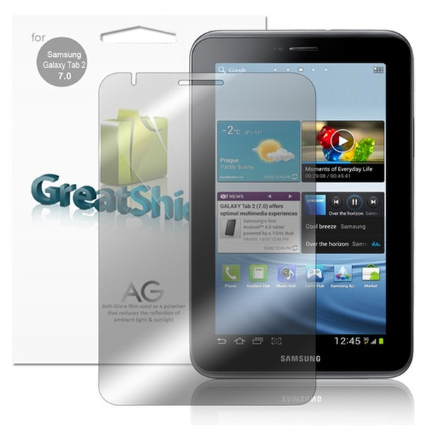 GreatShield GS70285 Anti-glare Galaxy Tab 2 7.0 3шт защитная пленка