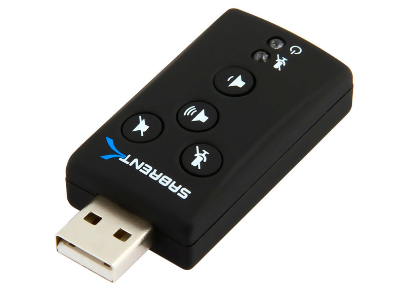 Sabrent USB-AUDD кабельный разъем/переходник