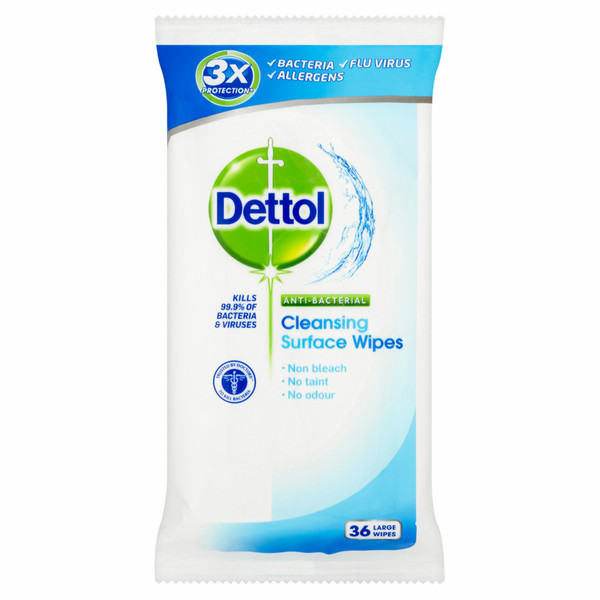 Dettol VRBDSW White 36pc(s) cleaning cloth