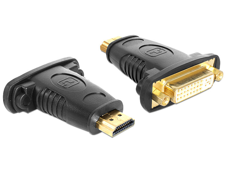DeLOCK 65467 HDMI DVI 24+5 Черный кабельный разъем/переходник