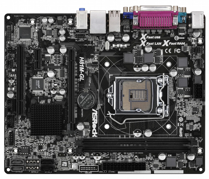 Asrock H81M-GL Intel H81 Socket H3 (LGA 1150) Micro ATX motherboard