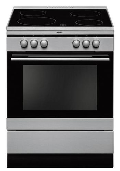 Amica SHC 11676 E Freestanding Electric hob A Stainless steel cooker