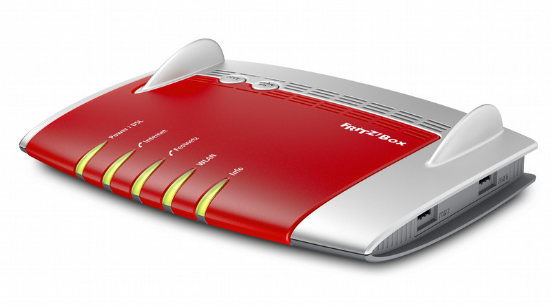 AVM FRITZ!Box 7490 Dual-band (2.4 GHz / 5 GHz) Gigabit Ethernet Red,Silver 3G