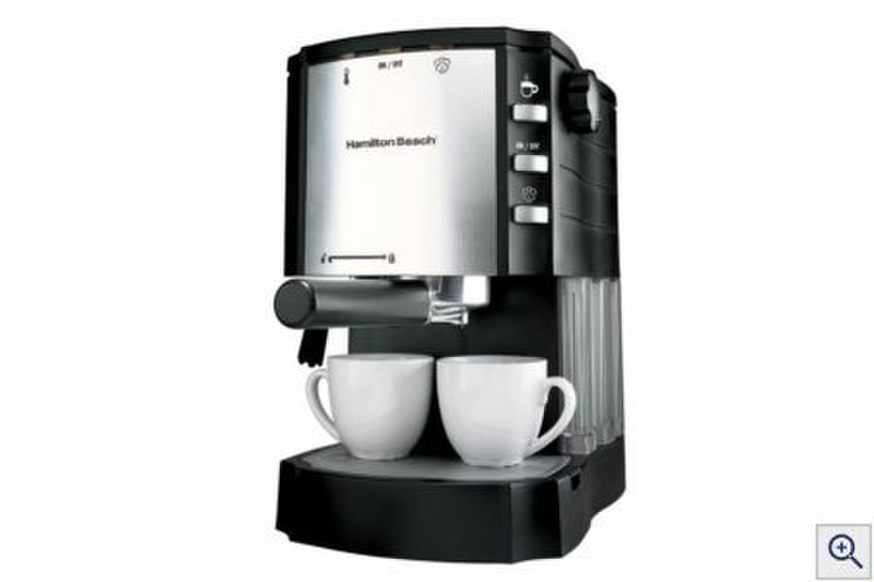 Hamilton Beach 40729 Espressomaschine Schwarz, Metallisch Kaffeemaschine