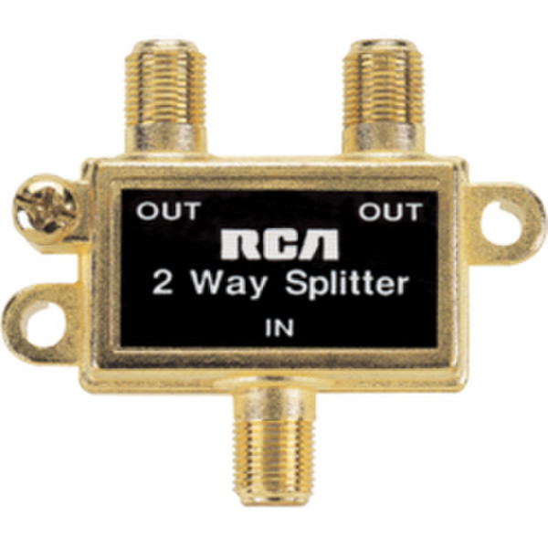 RCA VH47 Cable splitter Gold Kabelspalter oder -kombinator