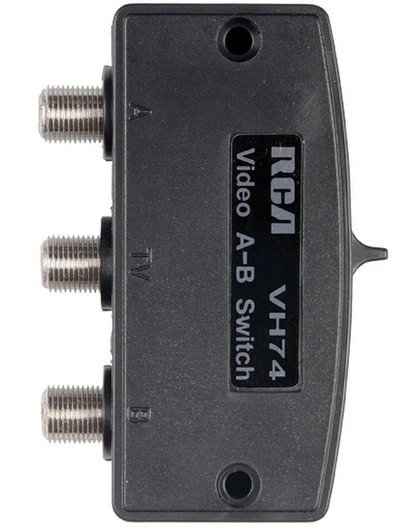 RCA VH74 Cable splitter Schwarz Kabelspalter oder -kombinator