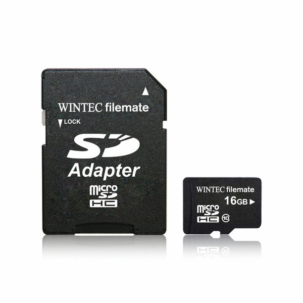 Wintec FileMate Mobile Professional 16ГБ MicroSDHC Class 10 карта памяти