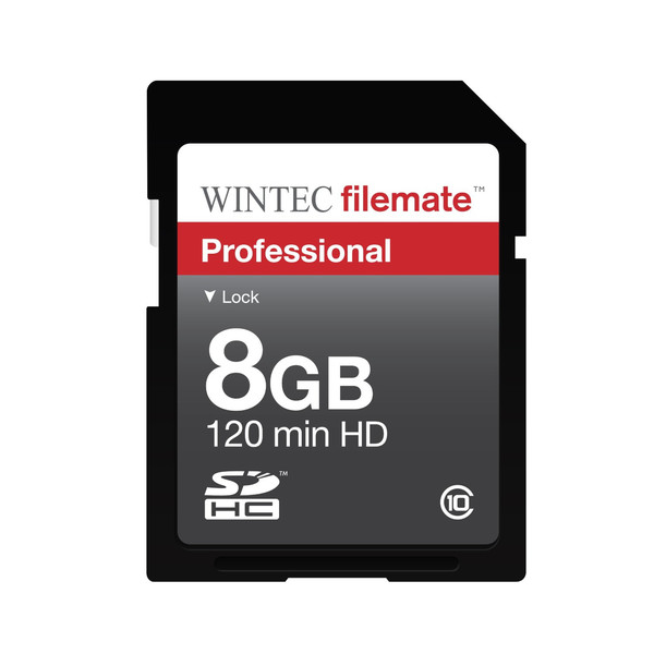 Wintec FileMate Professional 8GB SDHC Klasse 10 Speicherkarte