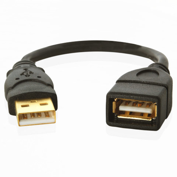 Mediabridge USB2.0 M/F, 0.15m