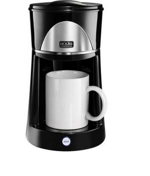Andis One Cup Coffee Maker Pad-Kaffeemaschine 1Tassen Schwarz