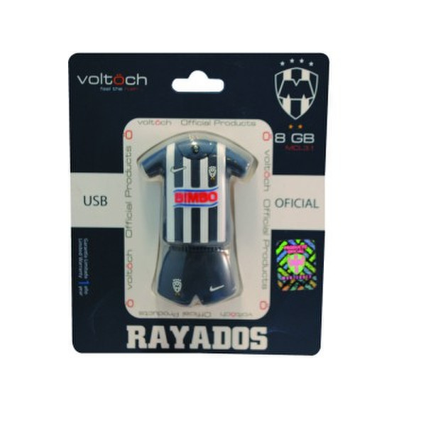 Voltoch 8GB USB 2.0 8GB USB 2.0 Type-A Multicolour USB flash drive
