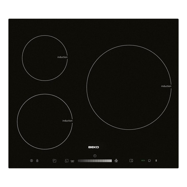 Beko HII 63500 T built-in Electric induction Black hob