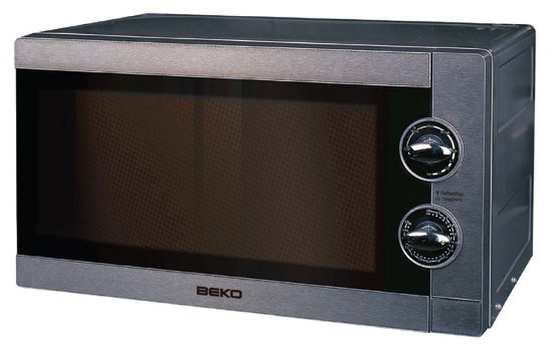 Beko MWC 2010 MX Настольный 20л 700Вт Черный, Cеребряный микроволновая печь