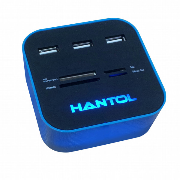 Hantol HHUC868B USB 2.0 Black card reader