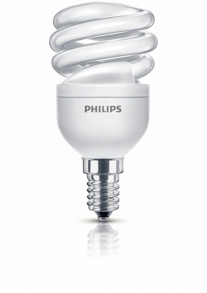 Philips Economy 8718291217992 8Вт E14 A Теплый белый люминисцентная лампа energy-saving lamp