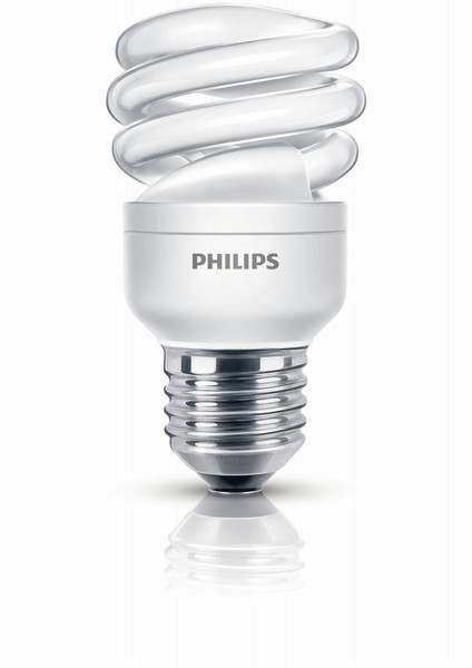 Philips Economy 8718291216995 8Вт E27 A Теплый белый люминисцентная лампа energy-saving lamp