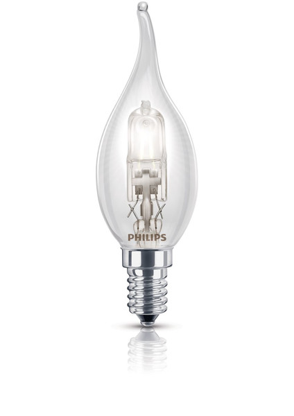 Philips Halogen Classic 8718291204459 18Вт E14 D Теплый белый галогенная лампа