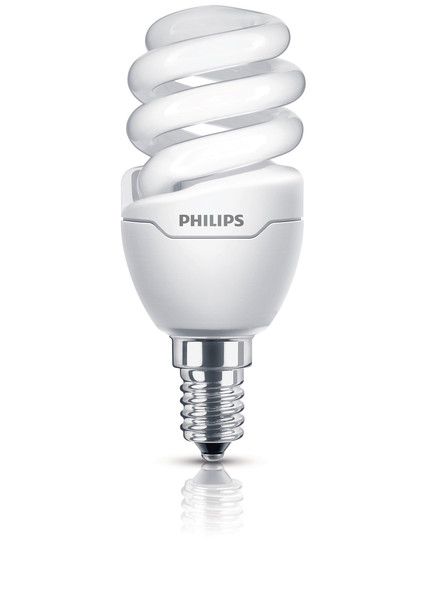 Philips Tornado Mini 8727900930207 8Вт E14 A Теплый белый люминисцентная лампа energy-saving lamp