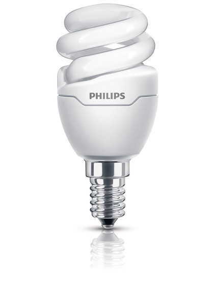 Philips Tornado Mini 8727900930184 5Вт E14 A Теплый белый люминисцентная лампа energy-saving lamp