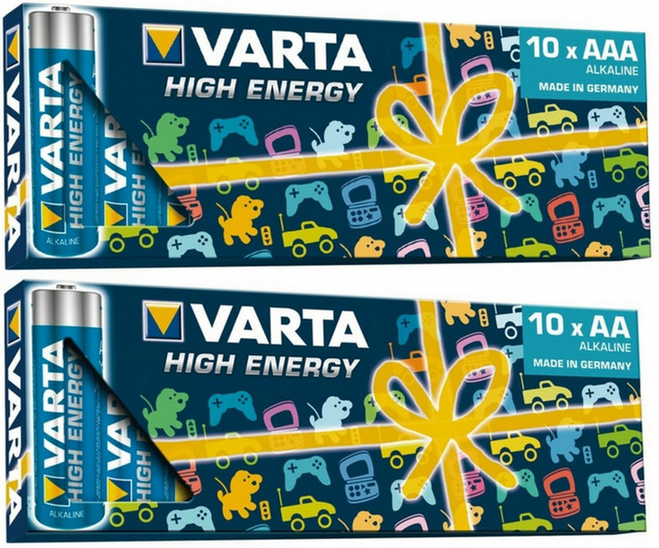 Varta High Energy Xmas Pack, AA, AAA